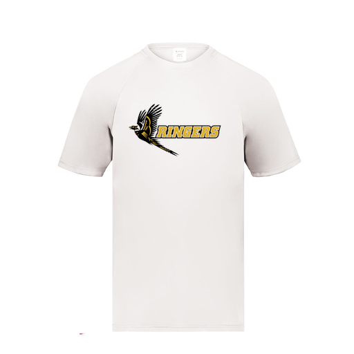 [2790.005.S-LOGO2] Men's Smooth Sport T-Shirt (Adult S, White, Logo 2)