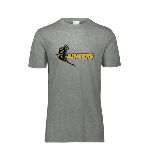 [FTSCUBGY-AS-LOGO2] Decker Men's Tri-Blend T-Shirt - Short Sleeve (Adult S, Gray, Logo 2)