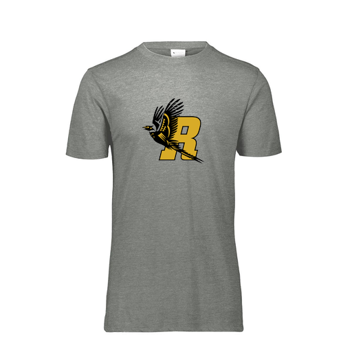 [FTSCUBGY-YS-LOGO1] Decker Youth Tri-Blend T-Shirt - Short Sleeve (Youth S, Gray, Logo 1)