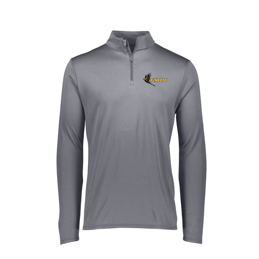 [FTLQFLGY-FAXS-LOGO2] Decker Women's Flex-Lite 1/4 Zip Shirt (Female Adult XS, Gray, Logo 2)