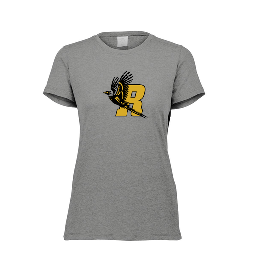 [FTSCUBGY-FAXS-LOGO1] Decker Women's Tri-Blend T-Shirt - Short Sleeve (Female Adult XS, Gray, Logo 1)