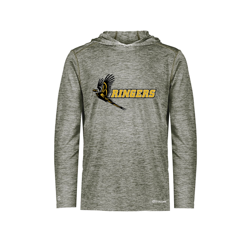 [FOLHCGGY-AS-LOGO2] Decker Men's Charge Hoodie (Adult S, Gray, Logo 2)