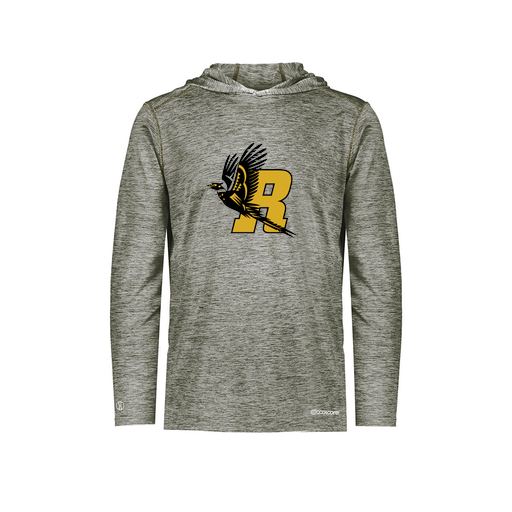 [FOLHCGGY-YS-LOGO1] Decker Youth Charge Hoodie (Youth S, Gray, Logo 1)