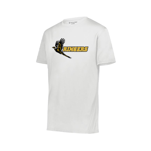 [222818.005.S-LOGO2] Men's Movement Dri Fit Shirt (Adult S, White, Logo 2)