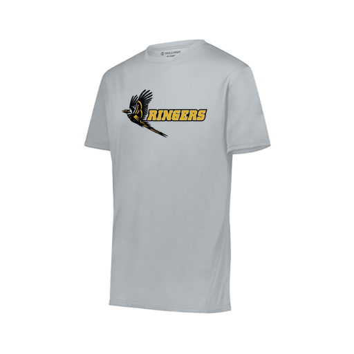 [222818.099.S-LOGO2] Men's Movement Dri Fit Shirt (Adult S, Silver, Logo 2)