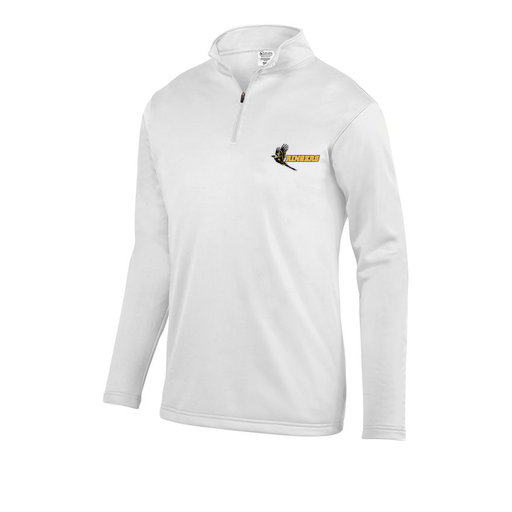 [5508.005.S-LOGO2] Decker Youth FlexFleece 1/4 Zip (Youth S, White, Logo 2)