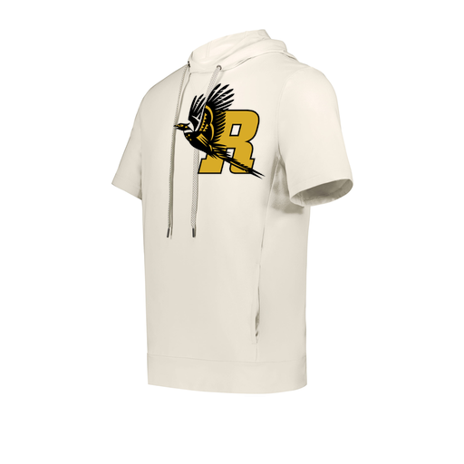 [222605-WHT-YS-LOGO1] YOUTH VENTURA SOFT KNIT SHORT SLEEVE HOODIE (Youth S, White, Logo 1)