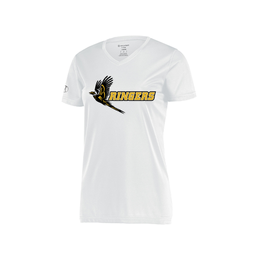 [222820.005.S-LOGO2] Ladies Movement Dri Fit Shirt (Female Adult S, White, Logo 2)